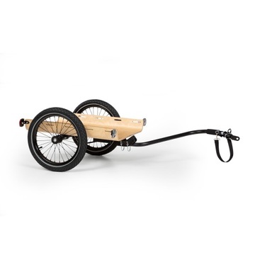 PRZYCZEPKA ROWEROWA TRANSPORTOWA BAGAŻOWA WÓZEK DO ROWERU RĘCZNY 40KG