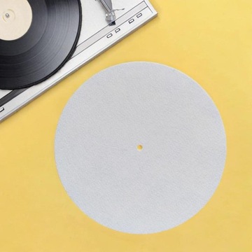Коврик для проигрывателя дисков Вибропоглощающий войлок улучшает звук 12-дюймовый,