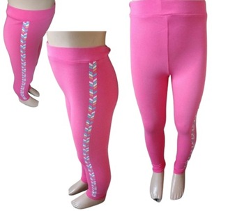 Legginsy getry cienkie DZIEWCZYNKI 116-122