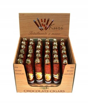 Шоколадная сигара, Бельгийский шоколад 25г, 1 шт.