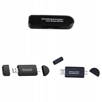 Устройство чтения карт памяти Micro USB OTG USB-C Type-C 3-в-1