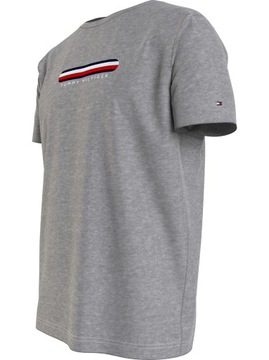 TOMMY HILFIGER KOSZULKA MĘSKA T-SHIRT CN GRAY r.L