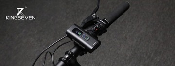 LAMPKA ROWEROWA oświetlenie rowerowe LED USB PRZÓD TYŁ ROWER 12 000mAh MOC