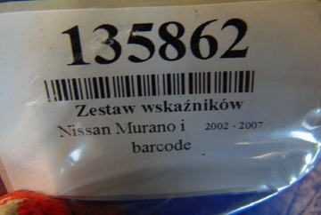 NISSAN MURANO I 3.5 PŘÍSTROJOVÁ DESKA