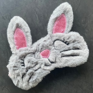 ПОВЯЗКА ДЛЯ СПЯЩЕГО МАСКА РАССЛАБЛЯЮЩИЙ кролик СТАРИК ЗАЙЧИК НА Резинке