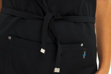 Фартук защитный для кондитерских изделий ВЫСОКОЕ КАЧЕСТВО ЧЕРНЫЙ ПРЕМИУМ PL