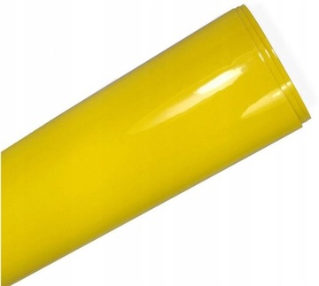 FOLIA ŻÓŁTA POŁYSK 1m x 3 metry super na PLOTER