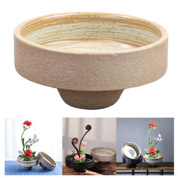 Керамическая чаша для икебаны Фарфоровый держатель для вазы C