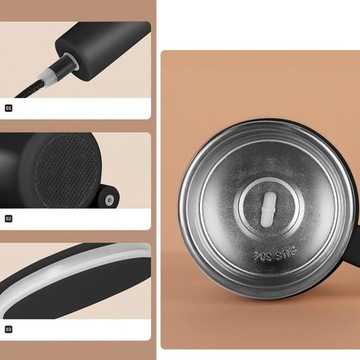 КРУЖКА АВТОМАТИЧЕСКАЯ МАГНИТНАЯ ЭЛЕКТРИЧЕСКАЯ ЧЕРНАЯ 400МЛ 5В