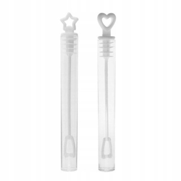 Empty Bubble Soap Bottle Tube Heart/Star Funny