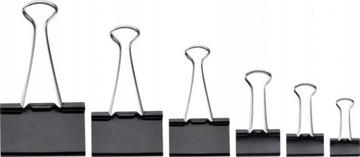 Скрепки для офисных бумаг GRAND 51мм ЧЕРНЫЕ Крепкие