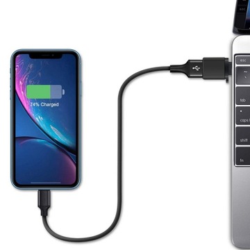 АДАПТЕР USB-C НА USB 3.0 OTG МЕТАЛЛ ЧЕРНЫЙ