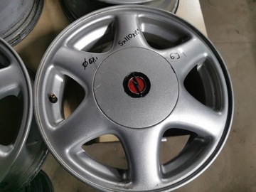 4× DISK HLINÍK OPEL OE ASTRA 6.0" X 15" 5X110 ET 49