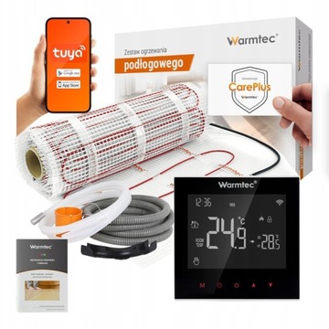 MATA GRZEJNA grzewcza POD PŁYTKI WiFi 170W/m2 Warmtec DS2-140/SRT20W 14m2