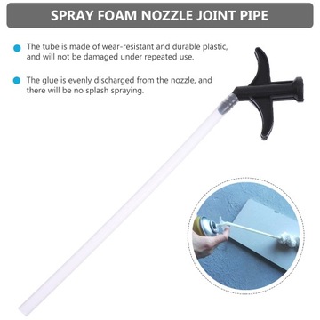 Сменная пенопластовая трубка и прозрачная распылительная насадка.