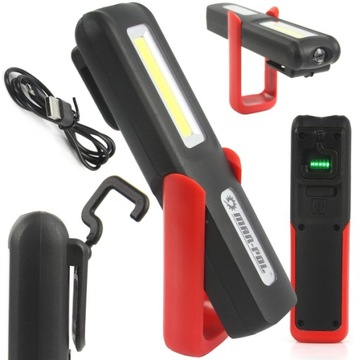 LATARKA LED AKUMULATOROWA LAMPA USB MOCNA MAGNES