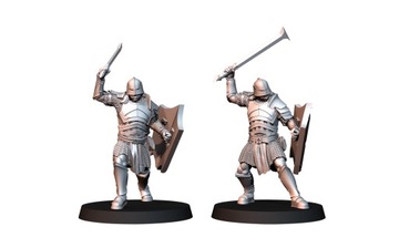 Blood Handed Orcs With Shield and Sword - x1 LOTR