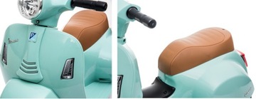 МОТОР НА АККУМУЛЯТОРЕ VESPA ДЛЯ ДЕТЕЙ, ЗВУК, СВЕТ, МОТОР ДЛЯ СКУТЕРА