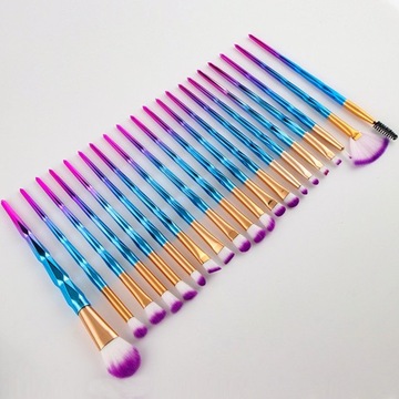 НАБОР ПРОФЕССИОНАЛЬНЫХ КИСТЕЙ ДЛЯ МАКИЯЖА 20 ШТ.