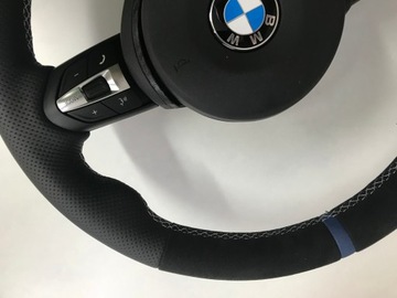 BMW F30 F33 F36 F20 F15 F25 F31 F16 Kierownica M Pakiet Alcantara Obszyta