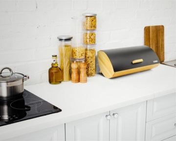 БОЛЬШОЙ ДЕРЕВЯННЫЙ ХЛЕБ БУХАНКА МЕТАЛЛ ПРОМИС БАМБУК КОНТЕЙНЕР ДЛЯ ХЛЕБА