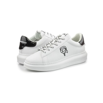 Karl Lagerfeld Buty Męskie Kapri Neo Nft White Leather 41