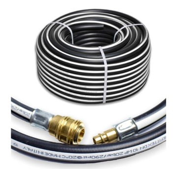 WĄŻ PRZEWÓD PNEUMATYCZNY DO KOMPRESORA REFITTEX 20Bar ZAKUWANY 13mm / 15m