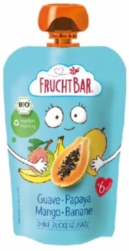 Fruchtbar Пюре Гуава, папая Fruchtbar 100 г Біо