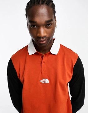 THE NORTH FACE KOSZULA POLO DŁUGI RĘKAW KONTRAST LOGO OCY NH2__XXL