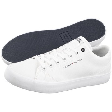 Buty Tenisówki Trampki Męskie Tommy Hilfiger Hi Vulc Low White Białe