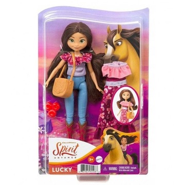 Spirit Mustang Duch wolności Lalka Lucky ubranka akcesoria zestaw GXF17