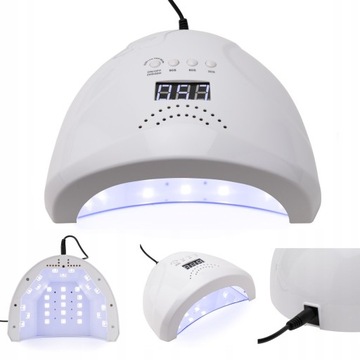 LED+УФ лампа Molly Lac 1S 48 Вт белая