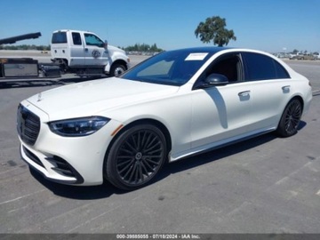 Mercedes 2022 Mercedes-Benz Klasa S 2022r, 4Matic, 4.0L, 580 4.0 Benzyna 497KM, zdjęcie 1