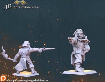 Команда охотников на ведьм - Миниатюры Магори - 3D-печать