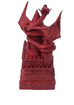 Duży smok na wieży - duża wieża do kości - FatesEnd Game Master Dice Tower