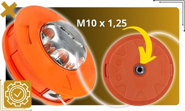 АВТОМАТИЧЕСКАЯ СТРИММЕРНАЯ ГОЛОВКА ДЛЯ БЕНЗИНОВОЙ ЩЕТКИ BRIVER И БЕНЗИНОВОЙ BRIZZINTER