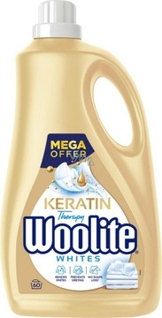 Woolite Keratin Therapy żel do prania białych i jasnych tkanin z keratyną 60 da