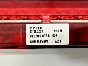 AUDI A3 8Y SEDAN TŘETÍ SVĚTLO STOP 8Y5945097B 2024R