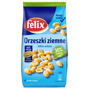 FELIX ORZESZKI ZIEMNE LEKKO SOLONE 220G