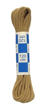 Sznurowadła okrągłe cienkie 2 mm 120cm beżowe