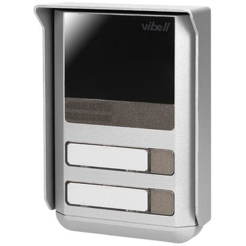 DOMOFON DWURODZINNY 2-ŻYŁOWY FURTKA BRAMA 2 SŁUCHAWKI DASZEK ALUMINIUM ORNO