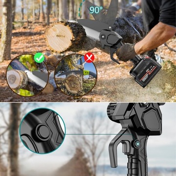 МИНИ ЦЕПНАЯ ПИЛА ДЛЯ ВЕТОК АККУМУЛЯТОРНАЯ ПИЛА 48В аккумулятор