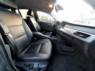 BMW Seria 5 E60 Sedan 2.5 525i 218KM 2006 BMW 525 2.5i 218PS NAVI SKÓRA MANUALRata600zl, zdjęcie 6