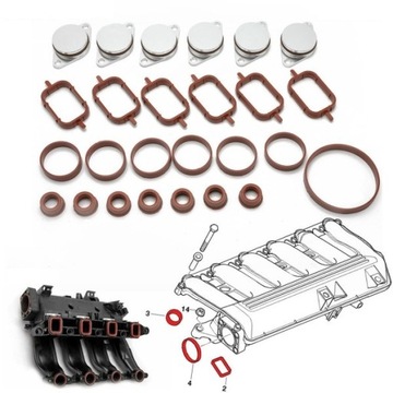 ZÁSLEPKY KOLEKTORU 32MM BMW M57 E39 E46 X6 X3