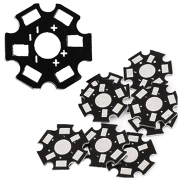 PODSTAWKA BAZA PCB do DIOD POWER LED 1W 3W 5W powerLED podstawa 10 sztuk