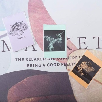 Цветная термобумага для принтера Phomemo T02 (20 лет) 3 цвета