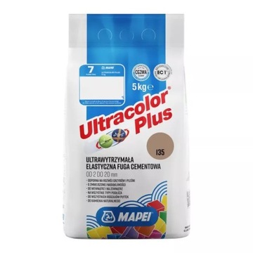 Fuga elastyczna Mapei Ultra Plus 135 złoty piasek