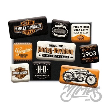 МАГНИТЫ HARLEY DAVIDSON 9 шт. 83133