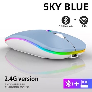 Планшетный телефон, компьютер, беспроводная мышь Bluetooth, аккумулятор RGB