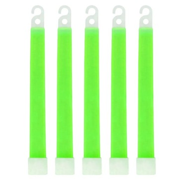 5pcs 6 Inch Outdoor Emergency Glow Sticks wit